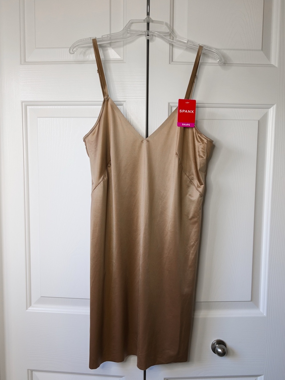 SPANX Shaping Satin Chemise Cafe Au Lait Size XS